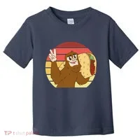 Big Foot Taco Peace Out Sunset Toddler T-Shirt thumb 0