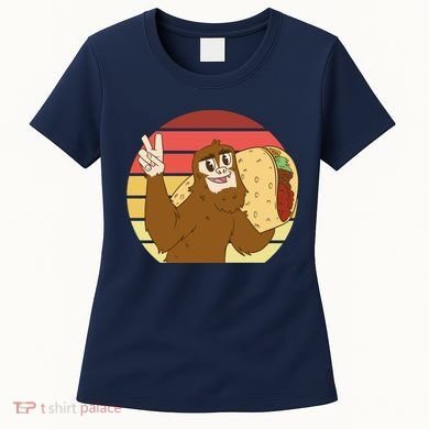 Big Foot Taco Peace Out Sunset Women's T-Shirt