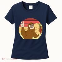 Big Foot Taco Peace Out Sunset Women's T-Shirt thumb 0