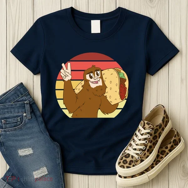 Big Foot Taco Peace Out Sunset Women's T-Shirt