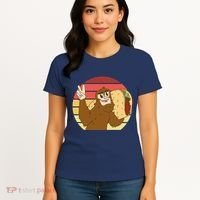 Big Foot Taco Peace Out Sunset Women's T-Shirt thumb 4