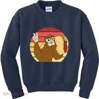 Big Foot Taco Peace Out Sunset Kids Sweatshirt thumb 0