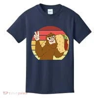 Big Foot Taco Peace Out Sunset Kids T-Shirt thumb 0