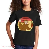 Big Foot Taco Peace Out Sunset Kids T-Shirt thumb 2