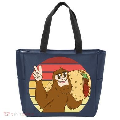 Big Foot Taco Peace Out Sunset Tote Bag