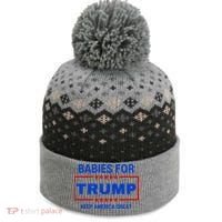 Babies For Trump Keep America Great The Baniff Cuffed Pom Beanie thumb 0
