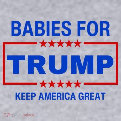 Babies For Trump Keep America Great Women's Racerback Cropped Tank