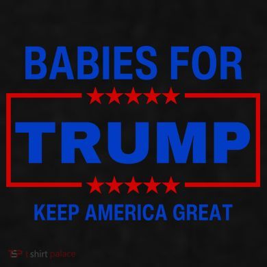 Babies For Trump Keep America Great Ladies PosiCharge Tri-Blend Wicking Tank