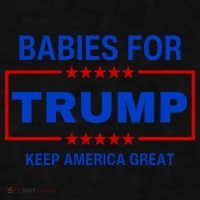 Babies For Trump Keep America Great Ladies PosiCharge Tri-Blend Wicking Tank thumb 2