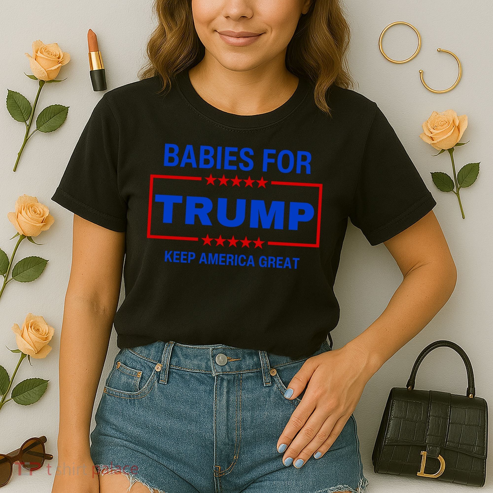 Babies For Trump Keep America Great Comfort Colors Boxy T-Shirt