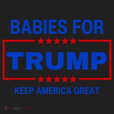 Babies For Trump Keep America Great Ladies Heavyweight Boxy Pullover Hoodie