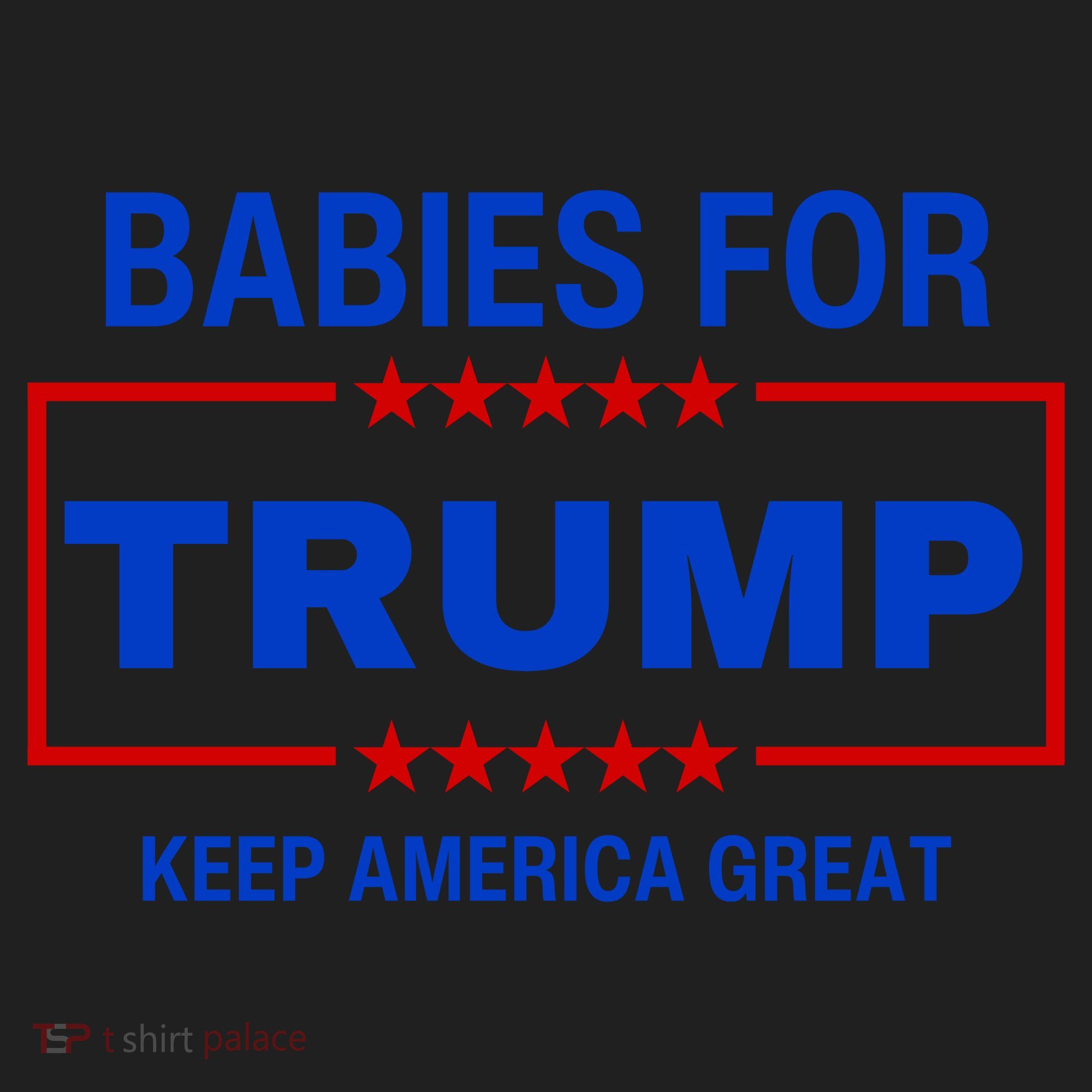 Babies For Trump Keep America Great Ladies Heavyweight Boxy Pullover Hoodie