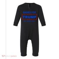 Babies For Trump Keep America Great Infant Fleece One Piece thumb 0