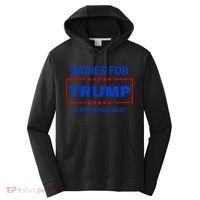 Babies For Trump Keep America Great Performance Fleece Hoodie thumb 0