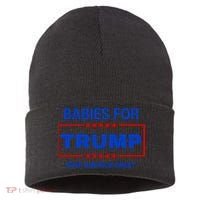 Babies For Trump Keep America Great Sustainable Knit Beanie thumb 0