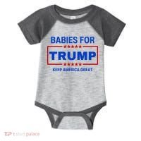 Babies For Trump Keep America Great Infant Baby Jersey Bodysuit thumb 0