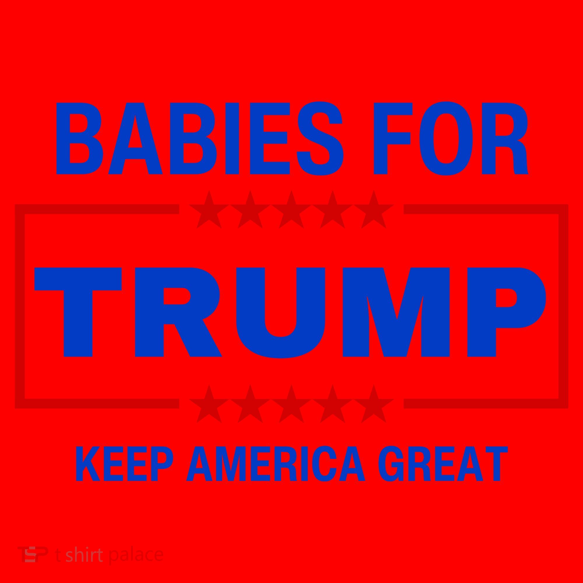 Babies For Trump Keep America Great Santa Hat