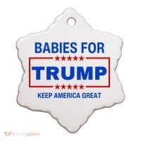 Babies For Trump Keep America Great Ceramic Ornament thumb 0