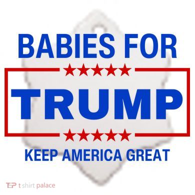 Babies For Trump Keep America Great Ceramic Ornament