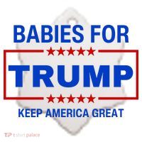 Babies For Trump Keep America Great Ceramic Ornament thumb 2