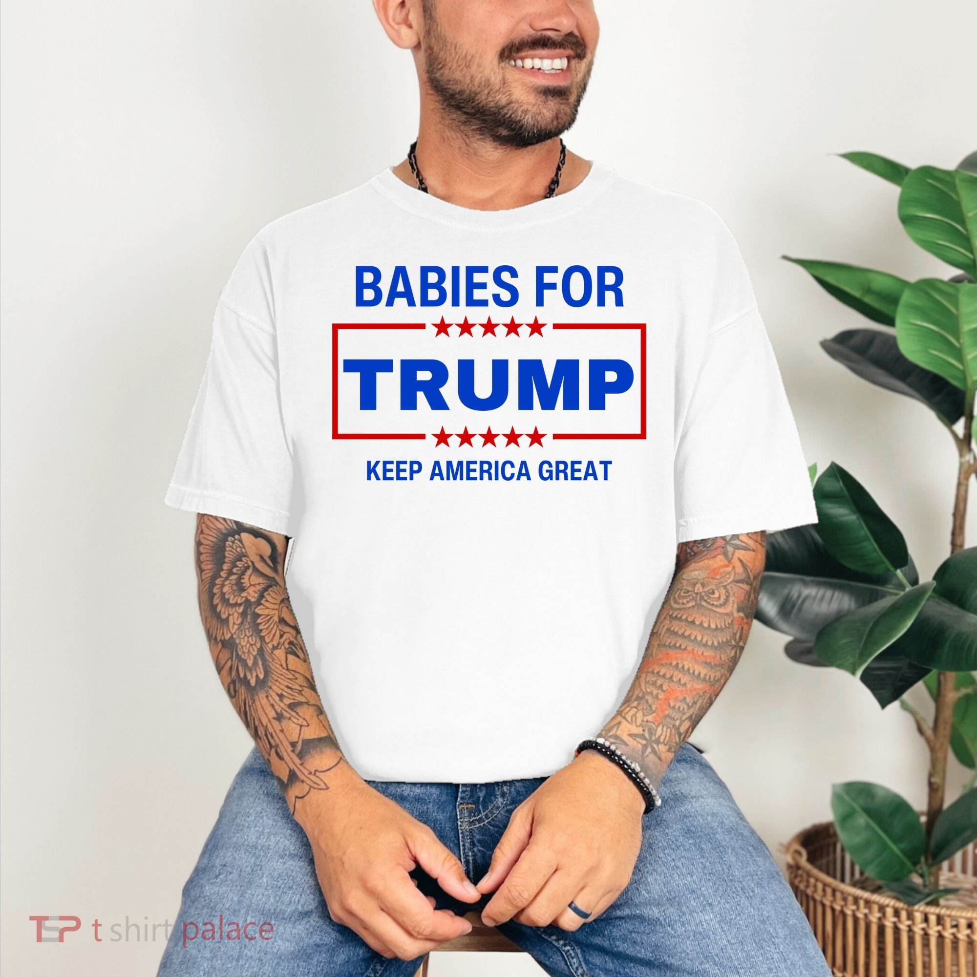Babies For Trump Keep America Great Comfort Colors T-Shirt