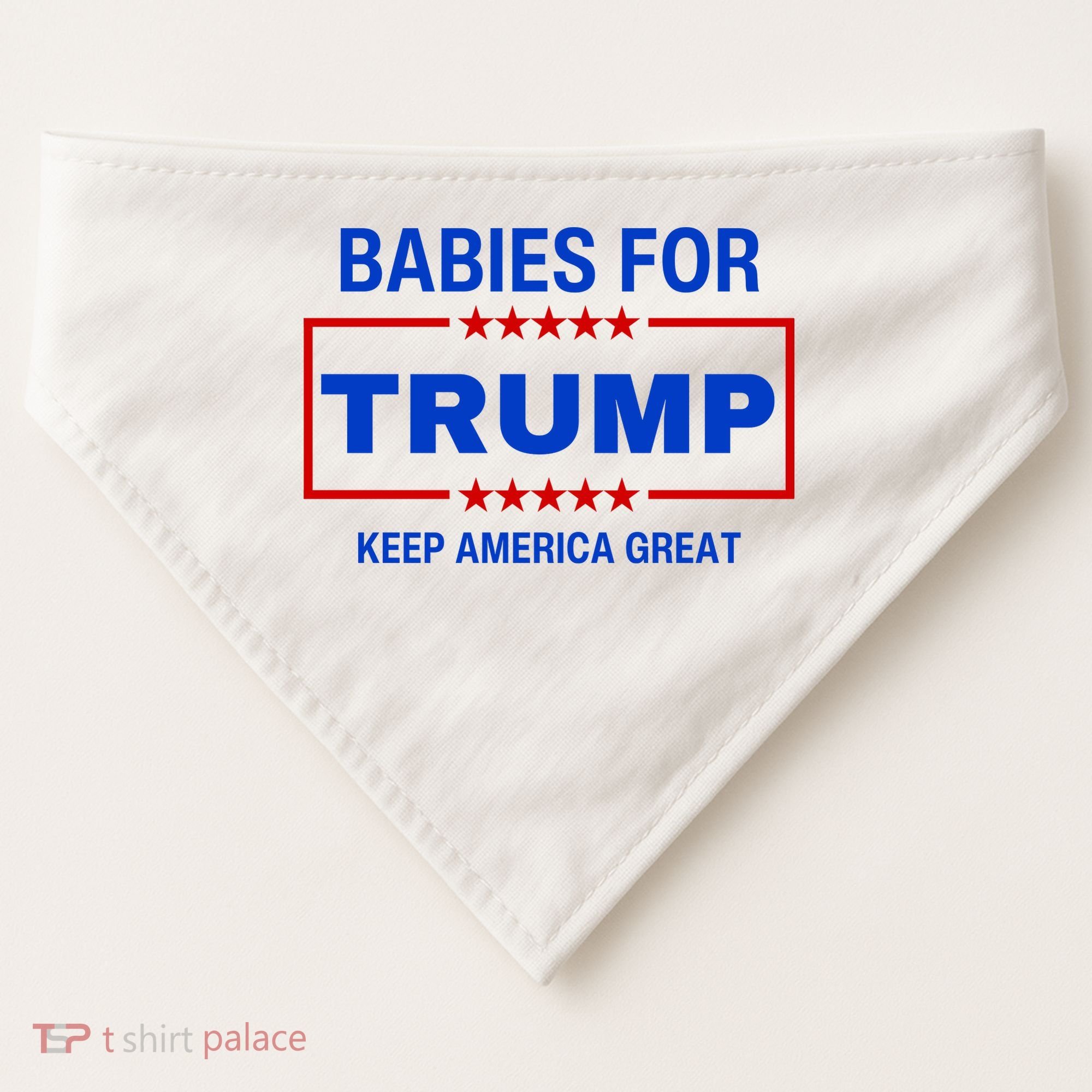 Babies For Trump Keep America Great USA-Made Doggie Bandana