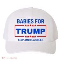 Babies For Trump Keep America Great Yupoong Adult 5-Panel Trucker Hat thumb 0