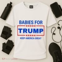 Babies For Trump Keep America Great Cooling Performance Crew T-Shirt thumb 3