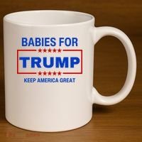 Babies For Trump Keep America Great 11oz C Handle Ceramic Mug thumb 3