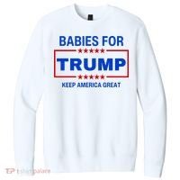 Babies For Trump Keep America Great V.I.T. Fleece Crew Sweatshirt thumb 0