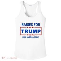 Babies For Trump Keep America Great Ladies PosiCharge Competitor Racerback Tank thumb 0