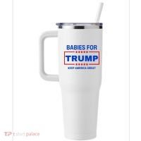 Babies For Trump Keep America Great 40oz Vacuum Insulated Stainless Steel Travel Tumbler thumb 2