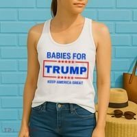 Babies For Trump Keep America Great Women's Tank Top thumb 2