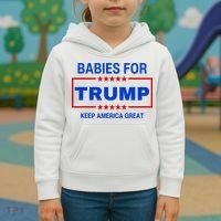 Babies For Trump Keep America Great Kids Hoodie thumb 3