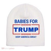 Babies For Trump Keep America Great Short Acrylic Beanie thumb 0