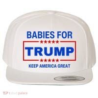 Babies For Trump Keep America Great Wool Snapback Cap thumb 0