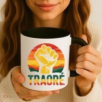 Burkina Faso-Ibrahim Traore Thomas Sankara Coffee Mug thumb 3