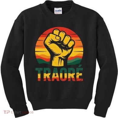 Burkina Faso-Ibrahim Traore Thomas Sankara Kids Sweatshirt