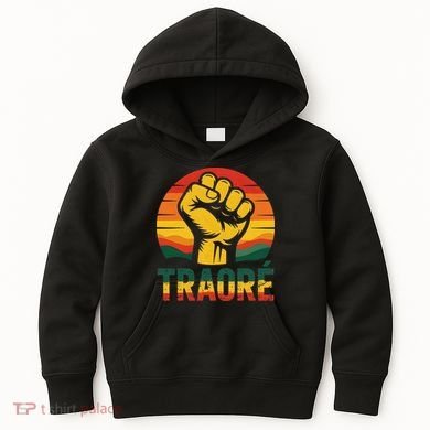 Burkina Faso-Ibrahim Traore Thomas Sankara Kids Hoodie