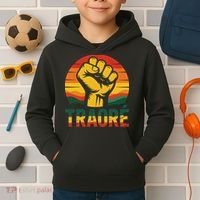 Burkina Faso-Ibrahim Traore Thomas Sankara Kids Hoodie thumb 2