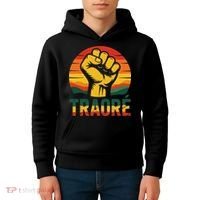 Burkina Faso-Ibrahim Traore Thomas Sankara Kids Hoodie thumb 4