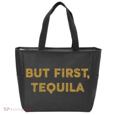 But First Tequila Funny Drinking Party Mexican Tote Bag
