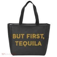 But First Tequila Funny Drinking Party Mexican Tote Bag thumb 0