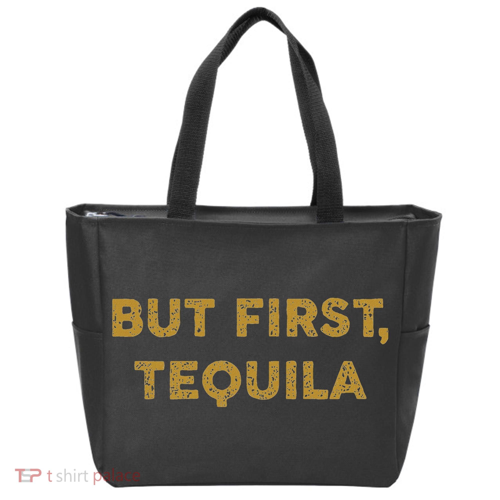But First Tequila Funny Drinking Party Mexican Tote Bag