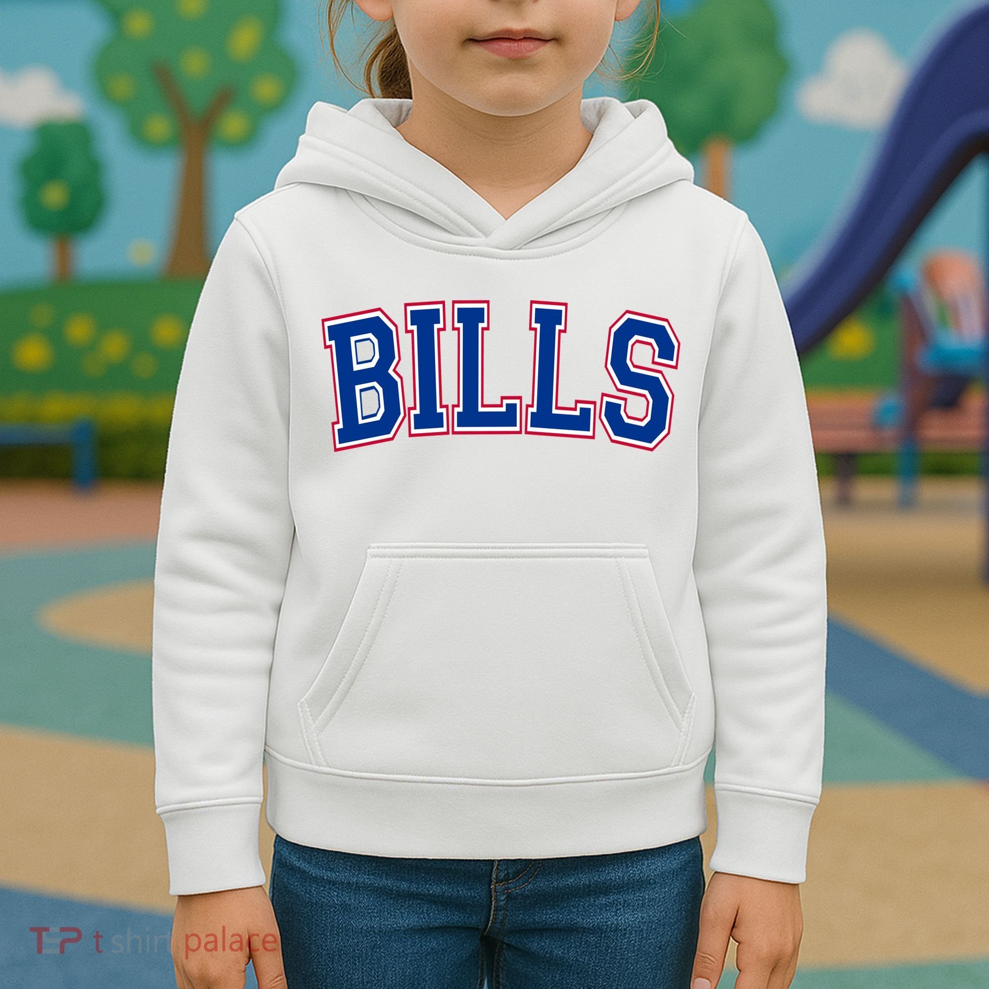 BILLS Football Team Varsity Kids Hoodie