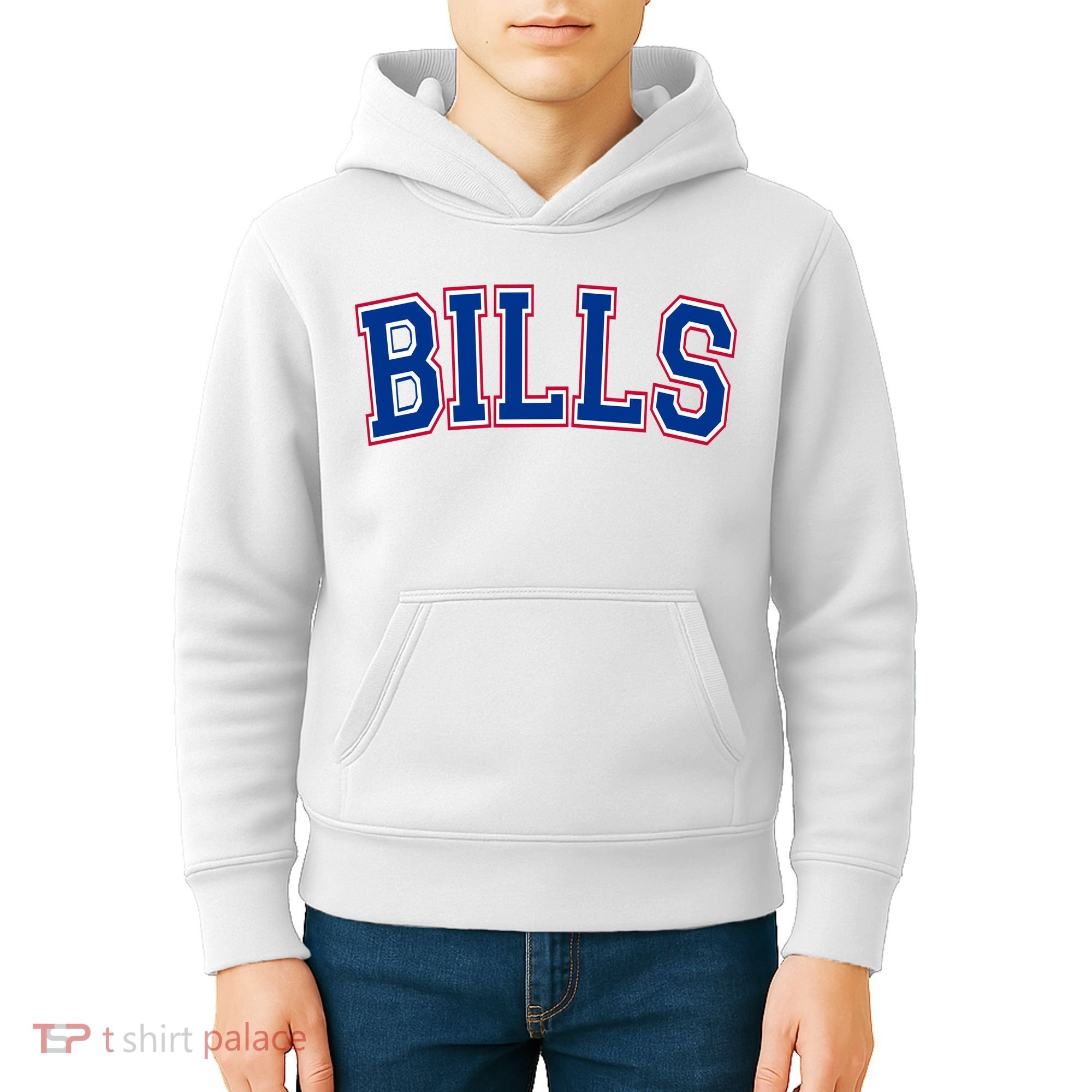 BILLS Football Team Varsity Kids Hoodie