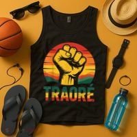Burkina Faso-Ibrahim Traoré / Thomas Sankara Africa Tank Top thumb 4
