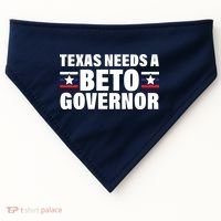 Beto For Texas Governor Political Campaign USA-Made Doggie Bandana thumb 0