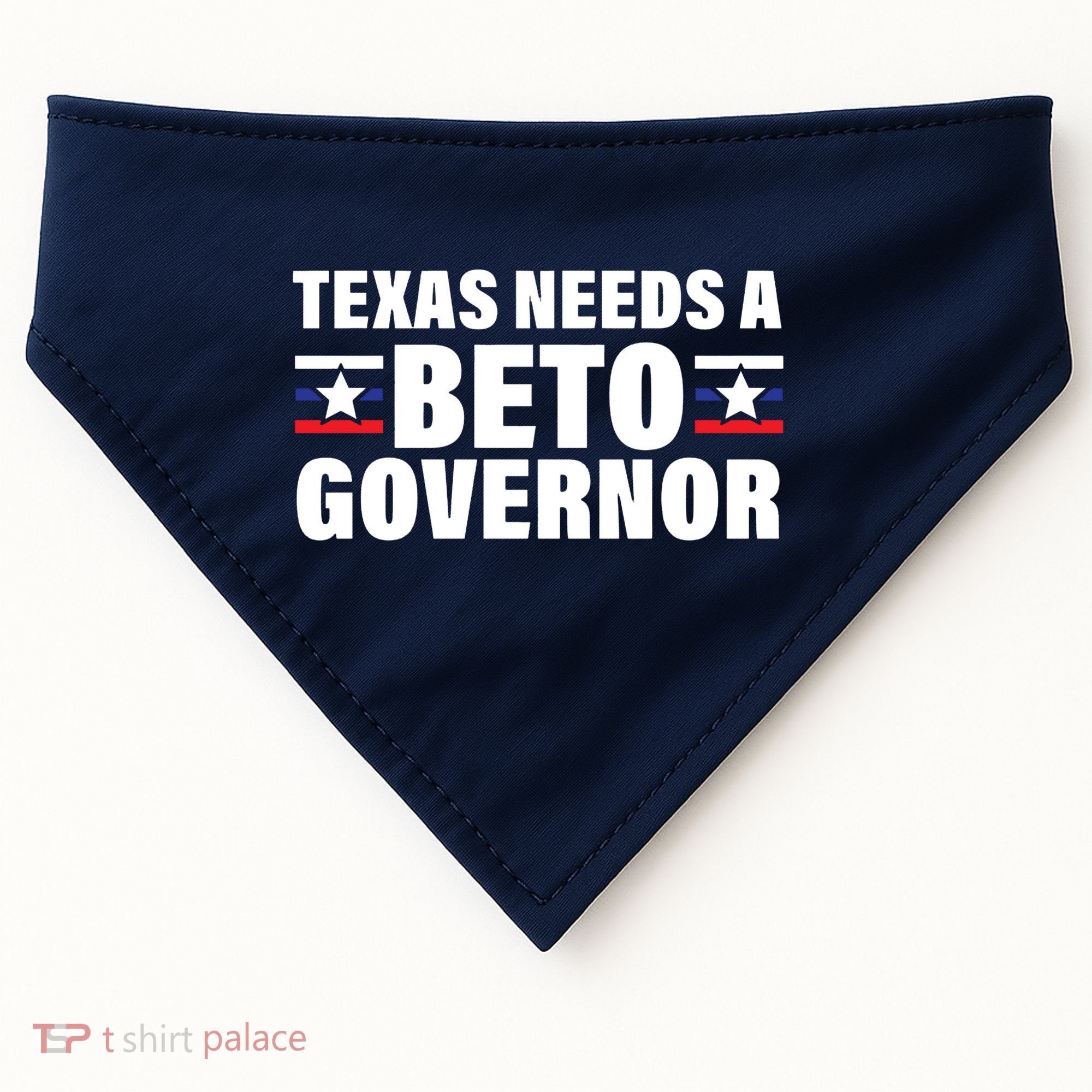 Beto For Texas Governor Political Campaign USA-Made Doggie Bandana