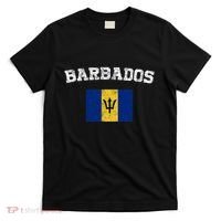 Barbadian Flag Vintage Barbados T-Shirt thumb 0